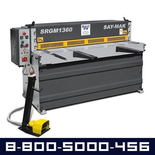 картинка Электромеханическая гильотина редукторная Say-Mak SRGM 1560 на официальном сайте  станкостроительной компании ООО ТЕХНОЛОГИИ
